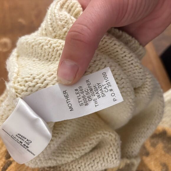 Mother size Small Don't Sweat It Leopard Print Mob Wife Y2K Preppy Sweater - Picture 9 of 10